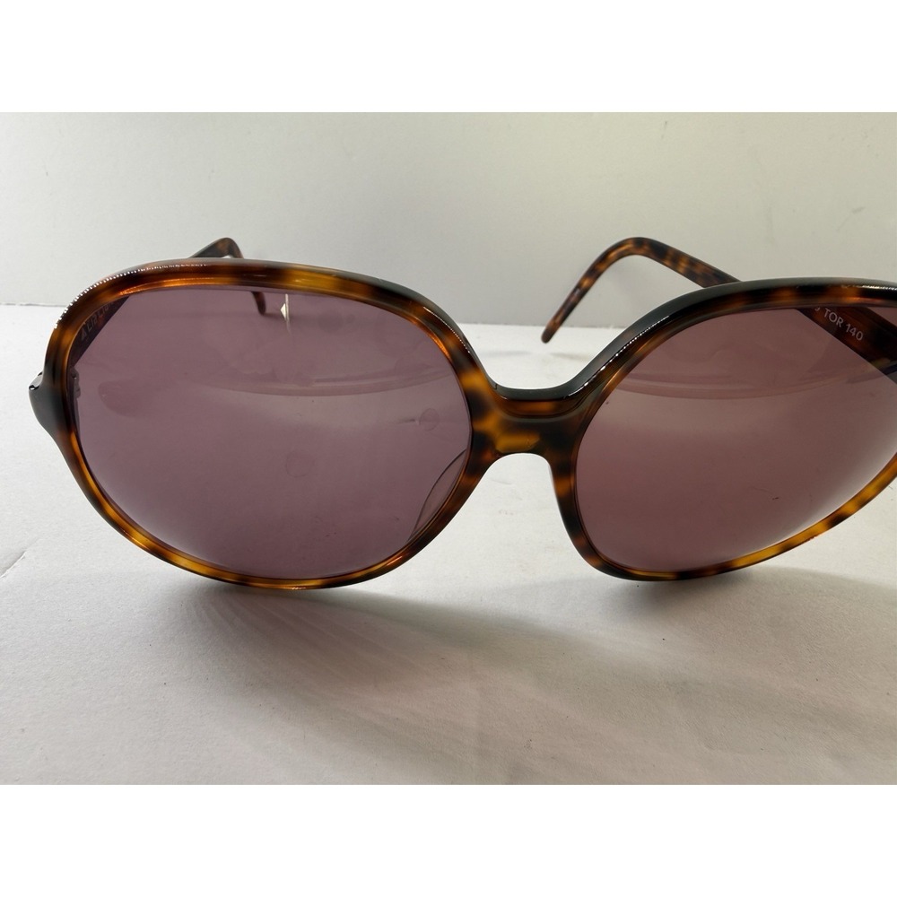 Vintage Liz Claiborne LC-19 TOR 140 Eyeglasses Frames Only Oval Tortoise Read - Picture 3 of 14
